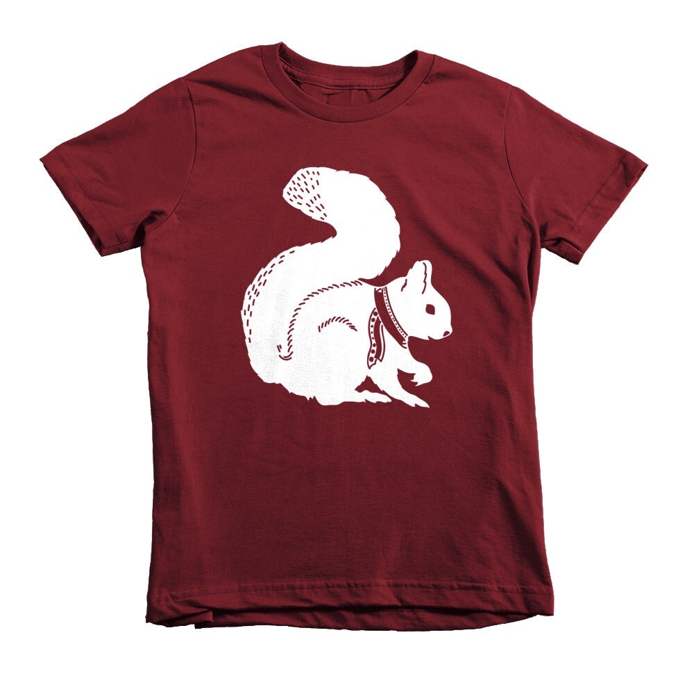 skiing squirrel shirt