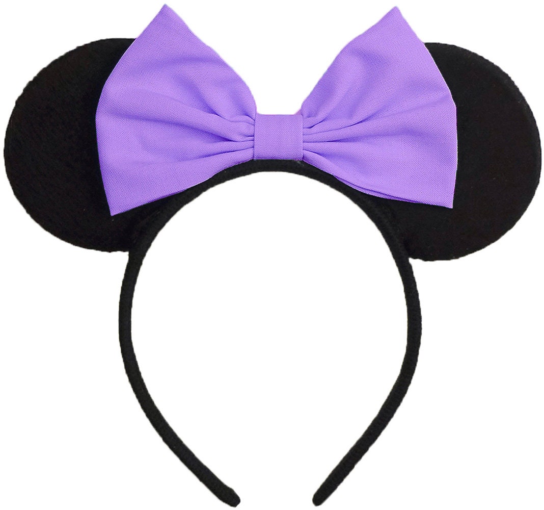 Daisy Duck Ears lavender Purple Daisy Duck Bow Daisy Duck