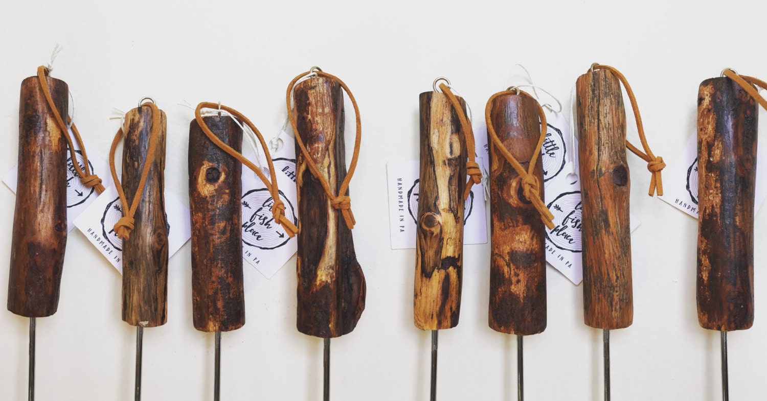 Branch Roasting Stick Personalized Wood Roasting Stick Tree