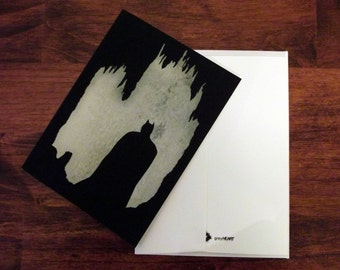 Batman Card Batman Invitation Thank You Card Birthday Card Anniversary Card Batman Birthday Card Superhero Card Stationery Card Blank Card