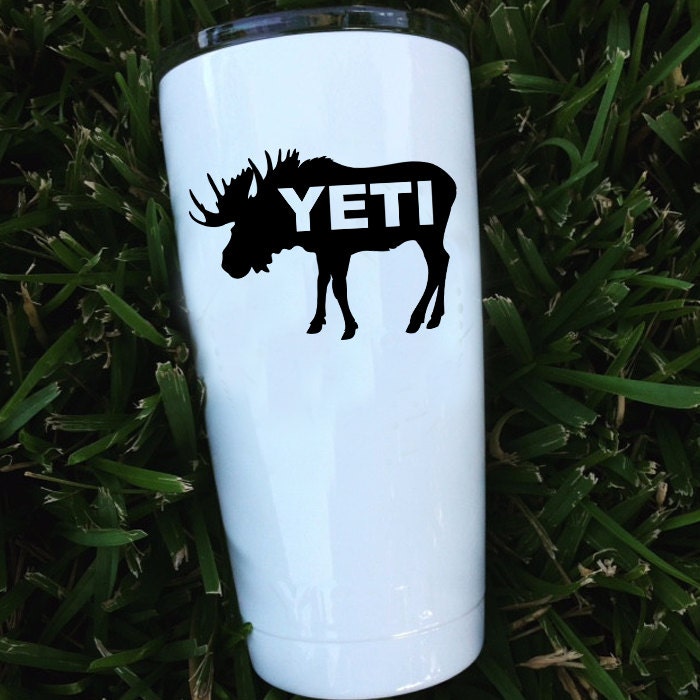 Yeti Decal Moose Decal Hunting Decals by preppypeacockapparel