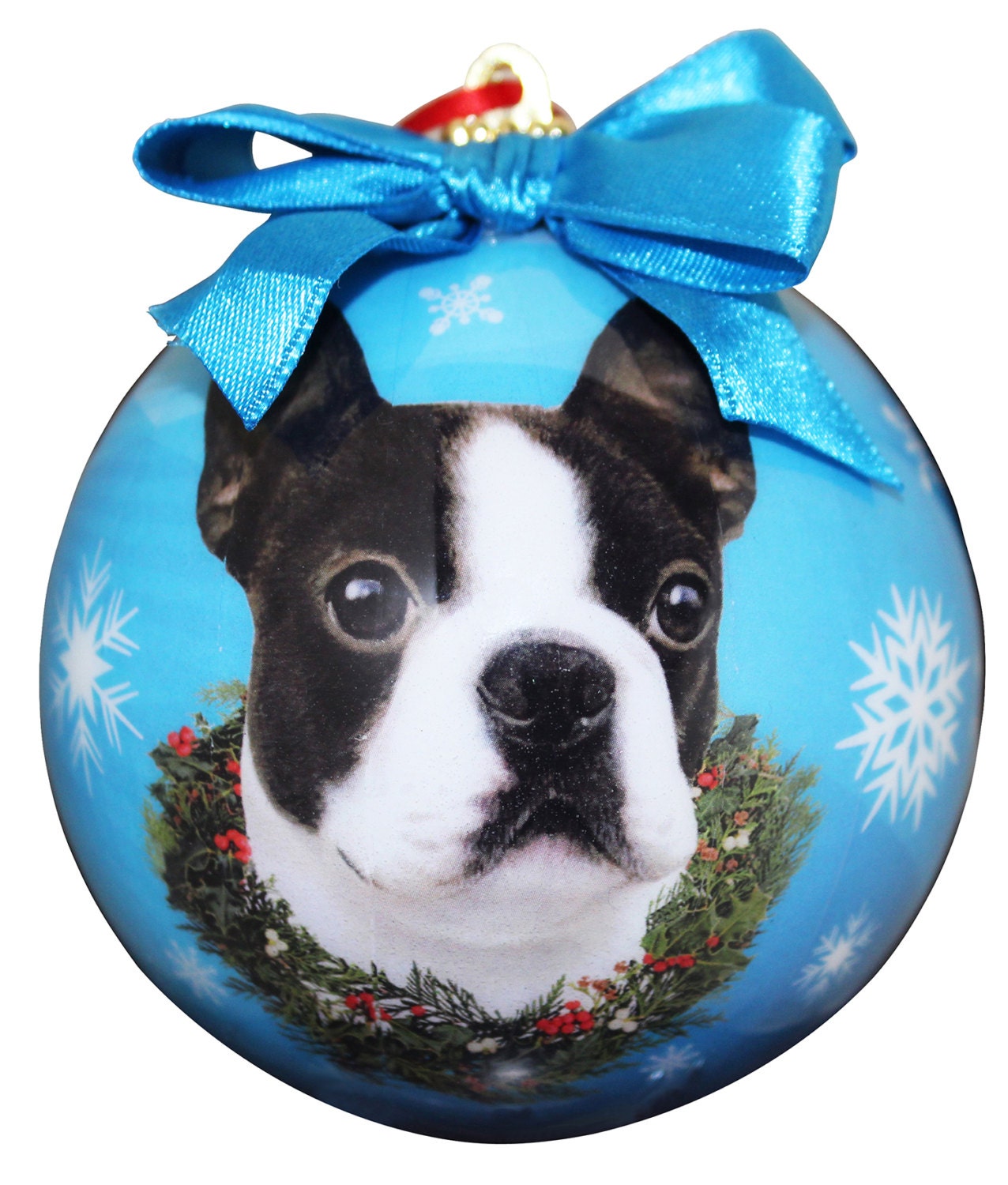 Boston Terrier Gifts Boston Terrier Christmas Ornament