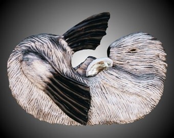 Sea Otter with Abalone Wall Sculpture