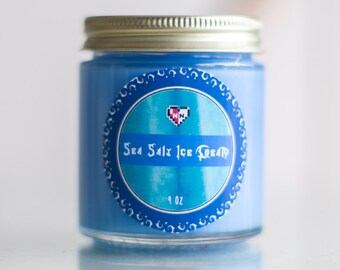 Sea Salt Ice Cream Kingdom Hearts Inspired Soy Candle (4 oz)