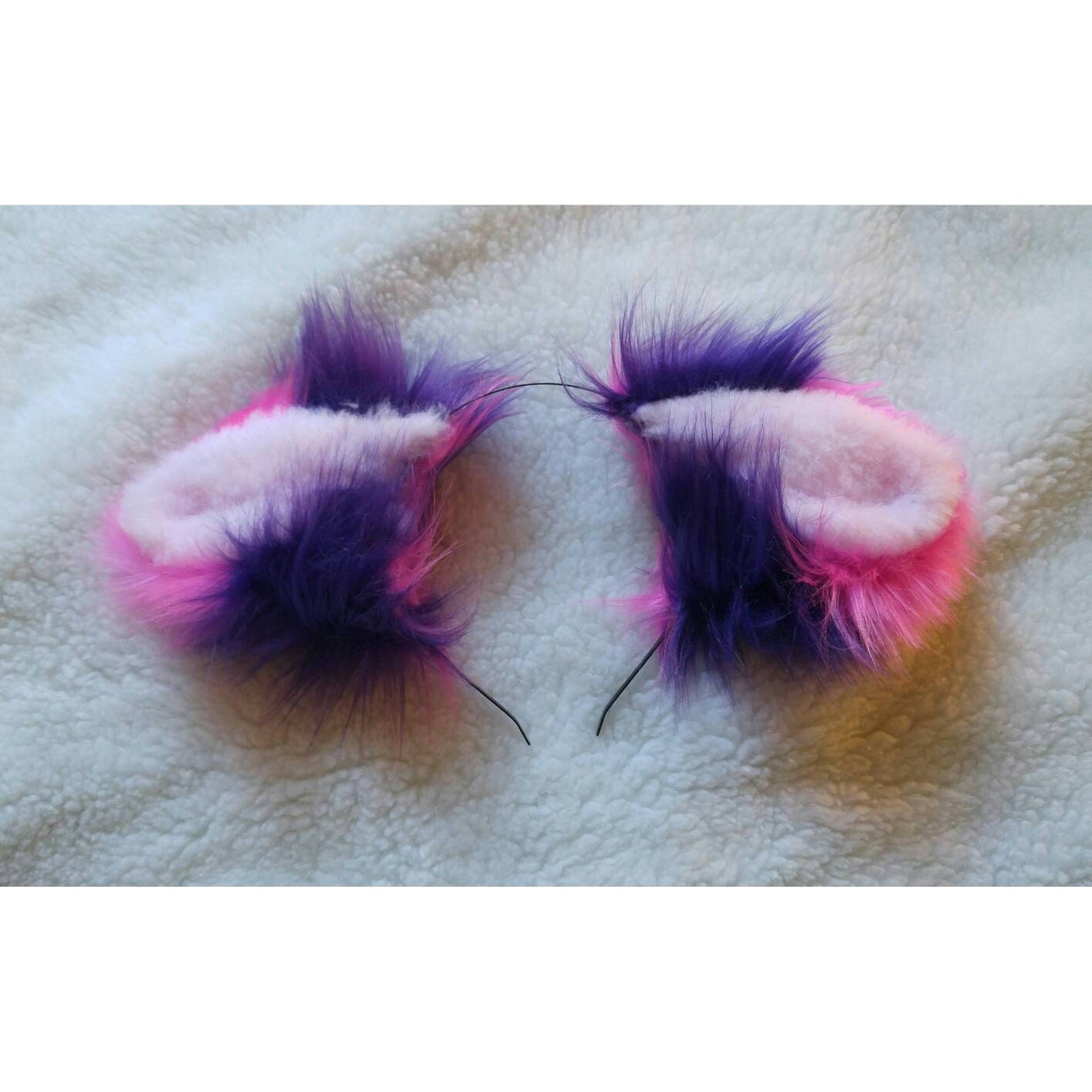 Rave Wear / Gear Cheshire Cat Ears Headband by AestheticKittensCo