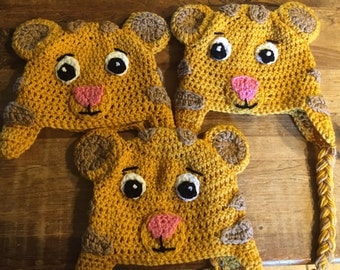 Daniel tiger inspired hat