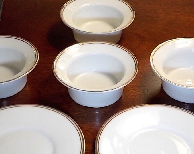 China Bowls with Platters