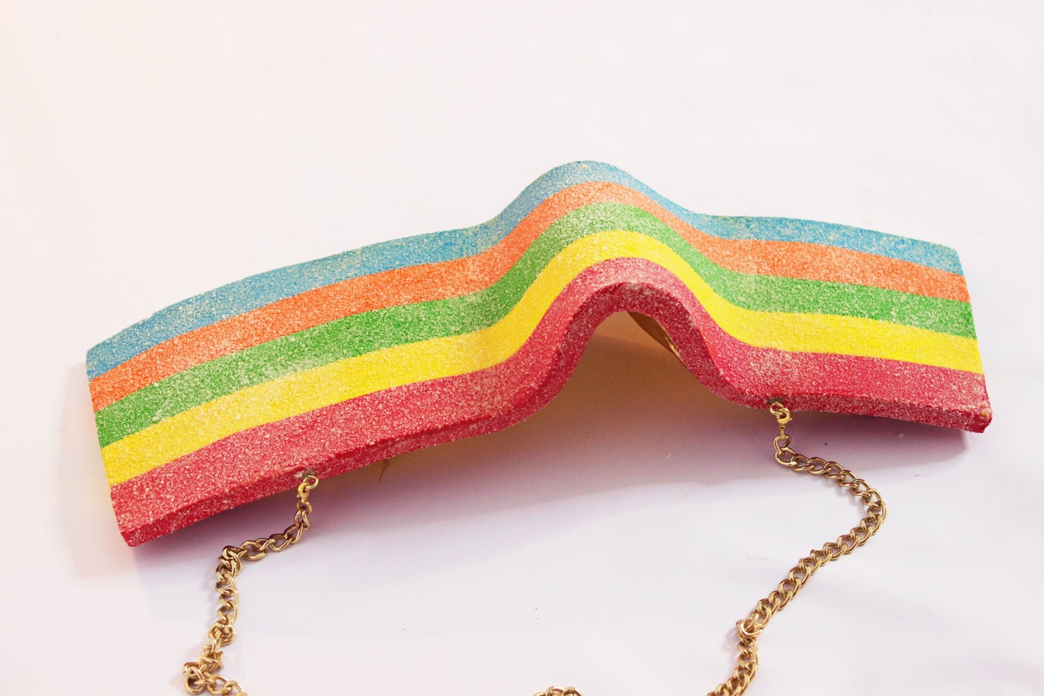 Sour Candy Strap Clutch Bag Purse Belt Candies Sourcandy Color