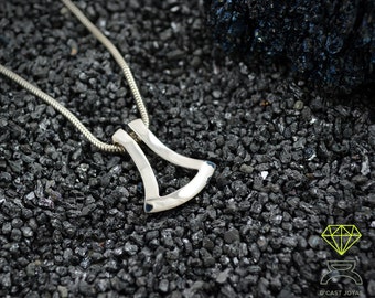 Sterling Silver Ax pendant Silver Chango Pendant