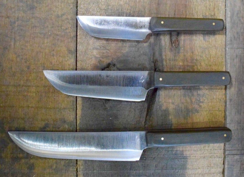 Handmade Kitchen Knife Set // Chefs Knives // by HermeticMountain
