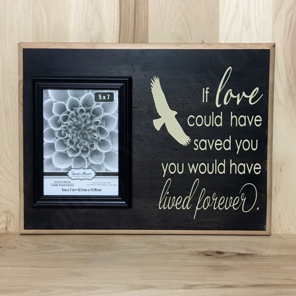 If love could have saved you wood sign memorial gift