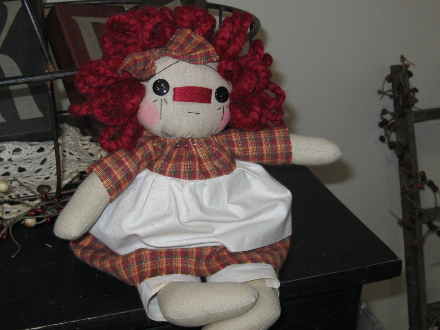 Raggedy Ann Raggedy Ann Doll Raggedy Ann Shelf Sitter