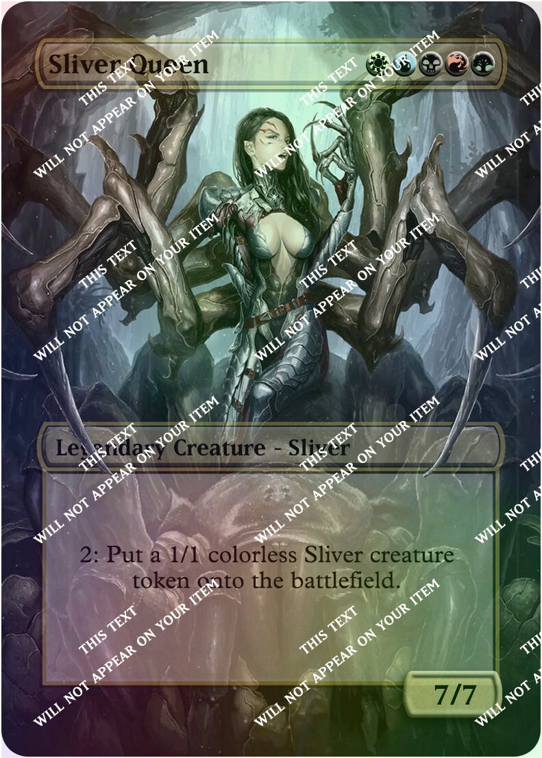 Sliver Queen Magic Casual Play Only Mtg Altered By Lethixgaming