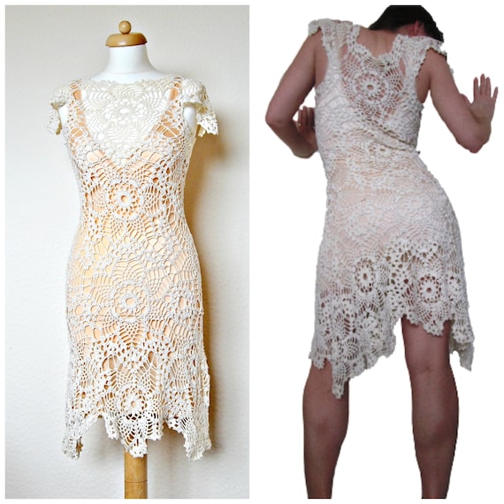 Download UNIQUE Crochet Wedding Dress.Crochet dress.Crochet lace