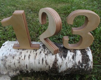 1-12 Rustic table numbers, Rustic Wedding table decoration, Wedding reception decor, Table Numbers, Photo prop, Free standing number, Rustic