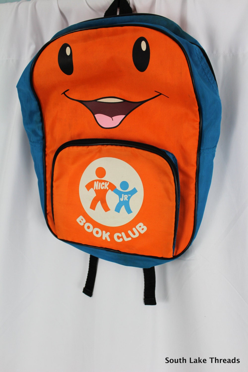 vt9 rare 90s nickelodeon Nick Jr Book Club backpack Orange