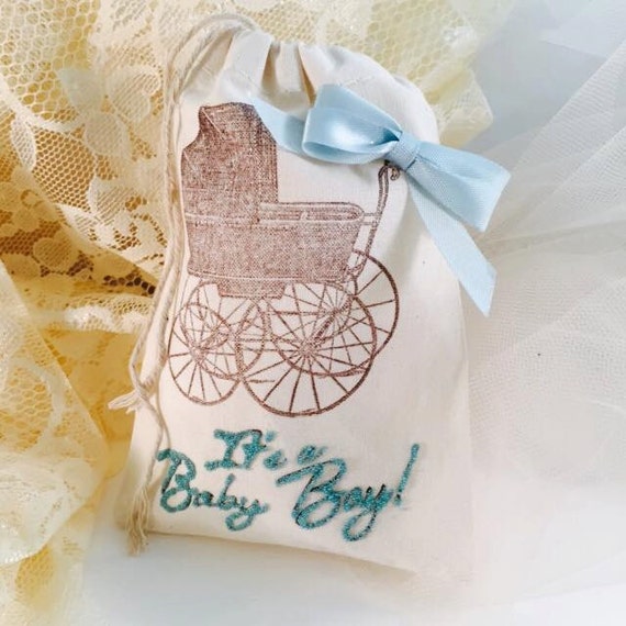 Its A Boy Favor Bags Boy Baby Shower Baby Shower Favor