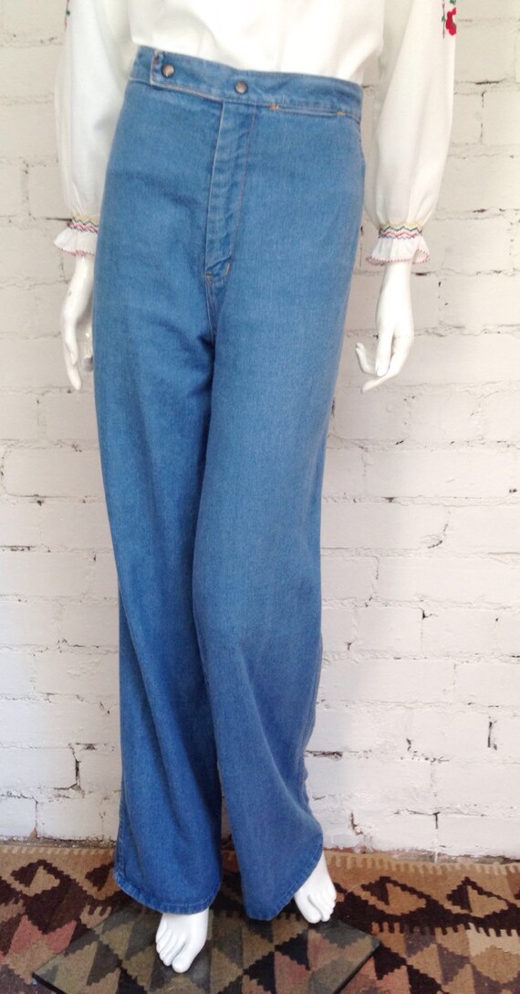 Vintage 70's high waisted flare jeans