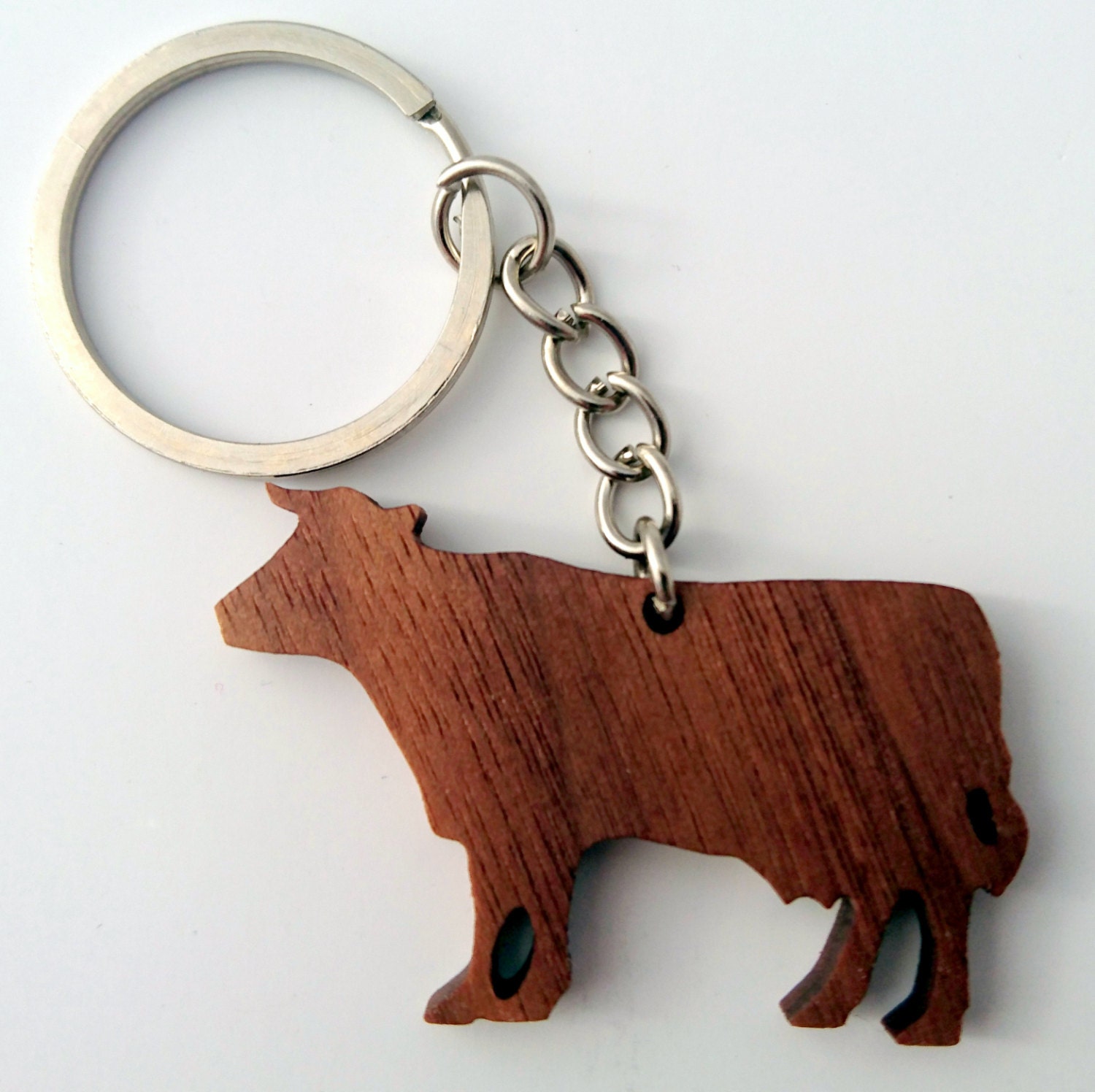 cow plush keychain