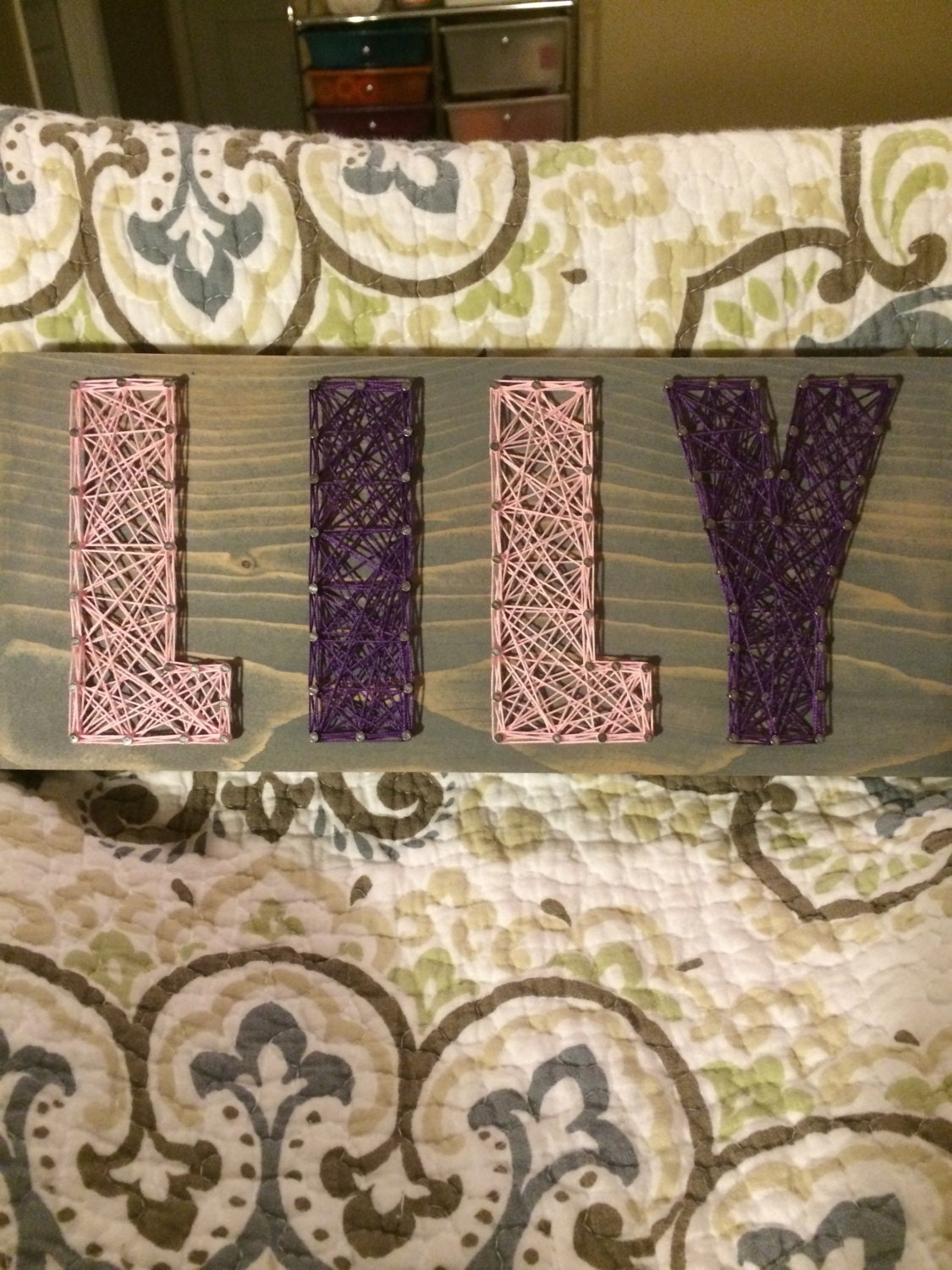 SALE Name String Art 36 letters by KiwiStrings on Etsy