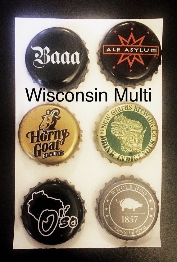Wisconsin Beer cap New Glarus Leinies by Kelchick on Etsy