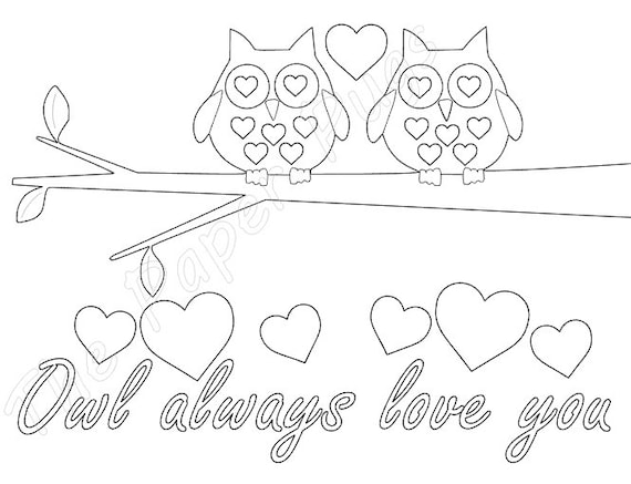 valentines day coloring pages owl city - photo #19