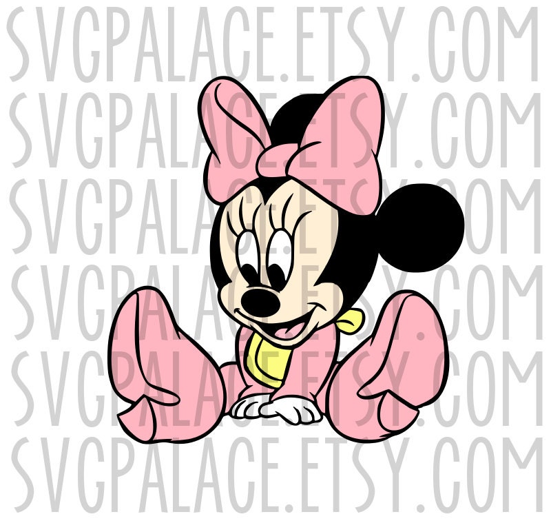 Baby Minnie Mouse SVG Cut File. Cricut Explore. SCAL. MTC.