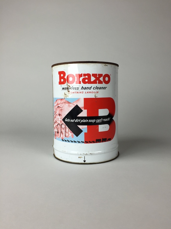 Vintage Advertisement Boraxo Hand Soap Dispenser