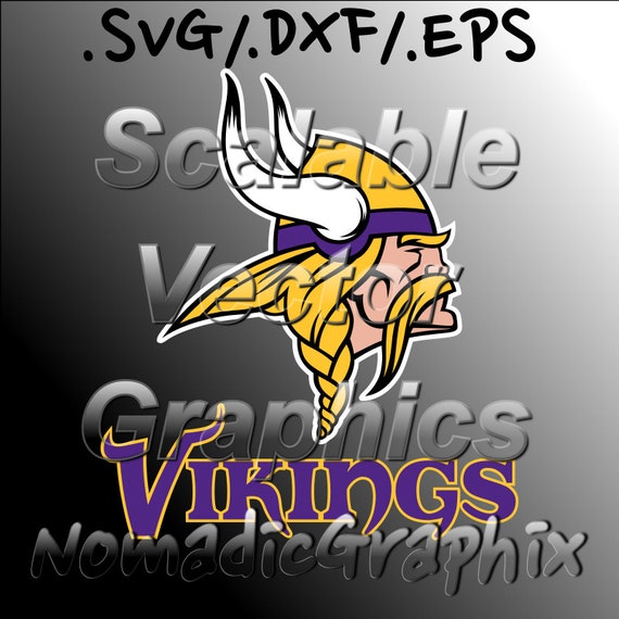 Download Minnesota Vikings With Logotype 2 Vector by NomadicGraphixSVG