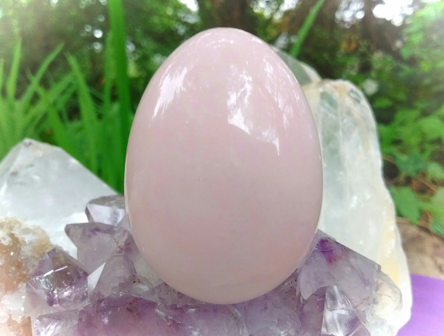 Medium Rose Quartz Yoni Egg MRQ32