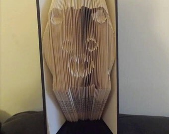 Piggy bank book folding pattern