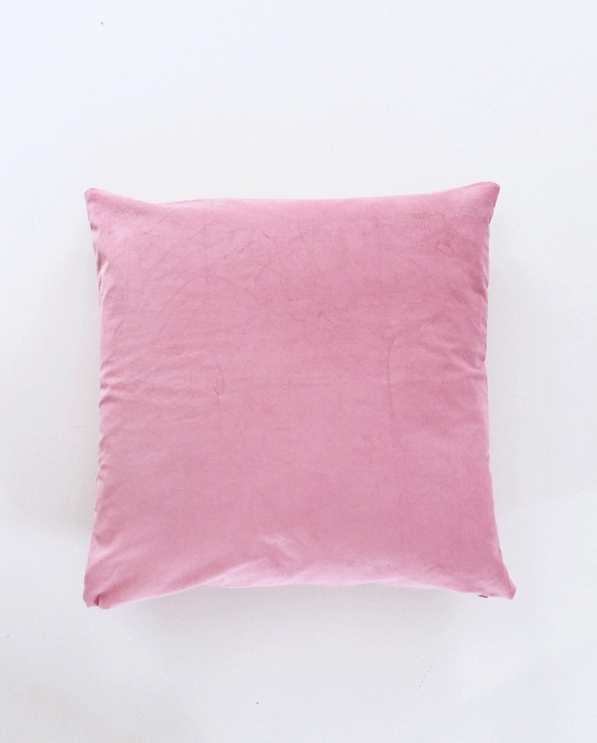 Pink Velvet Pillow Cover