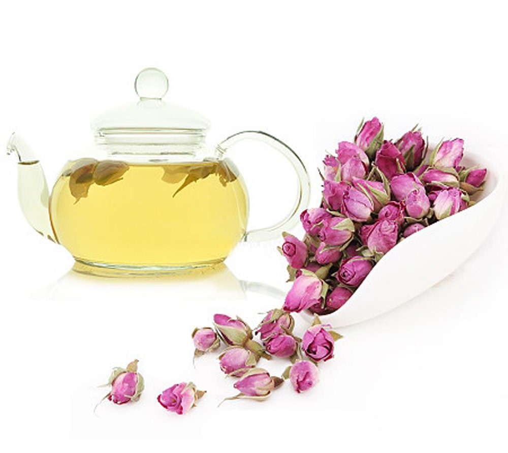 Pink Rose Flower Tea Decaffeinated Herbal Tea Flower Tea