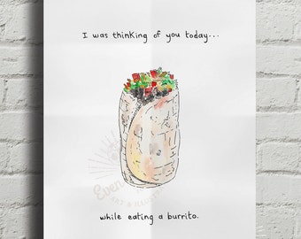 funny burrito valentines day cards