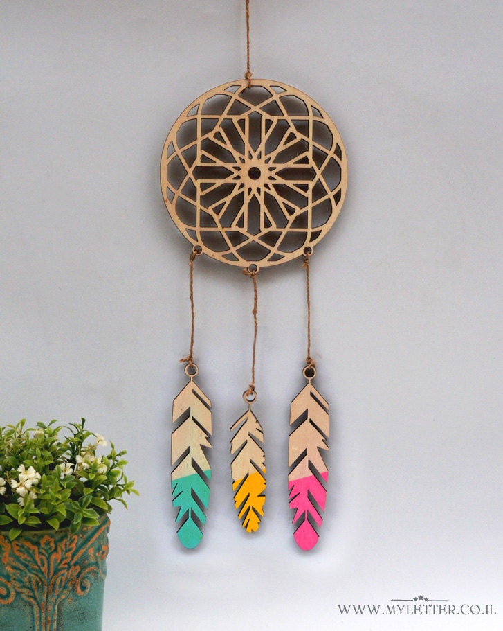 Dreamcatcher Wood Dream Catcher Wooden Mandala Nursery