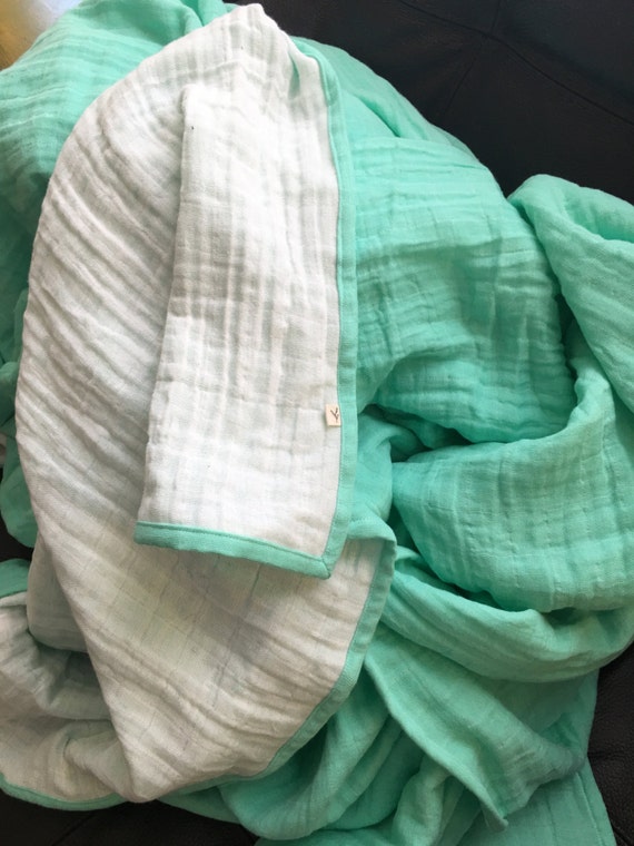 Reversible King Comforter 4 Layers100Cotton Muslin