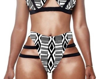 Kente Dashiki African Swimwear swimsuit