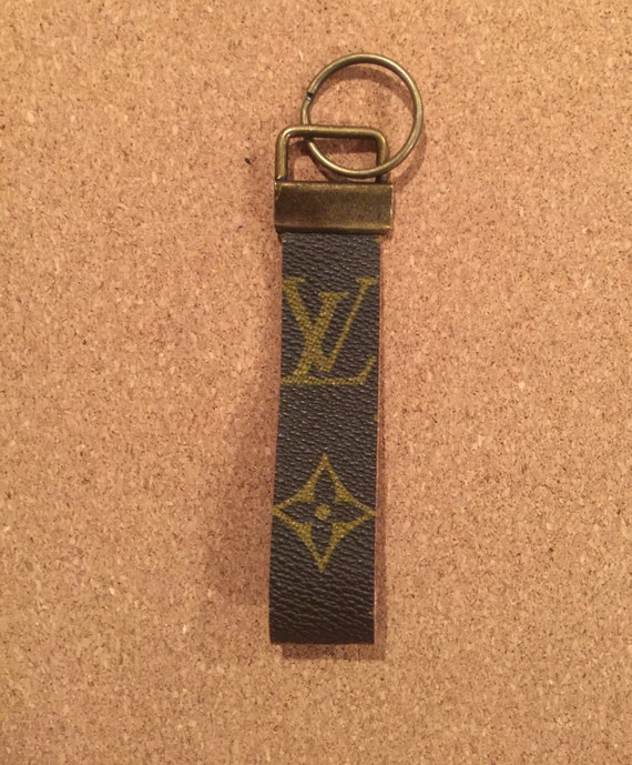 Louis vuitton keyfob upcycled from authentic Louis Vuitton