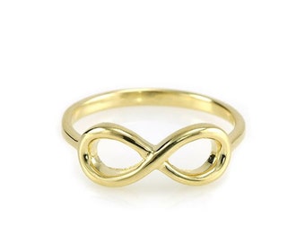 Items similar to Custom Message Infinity Ring by donnaodesigns on Etsy