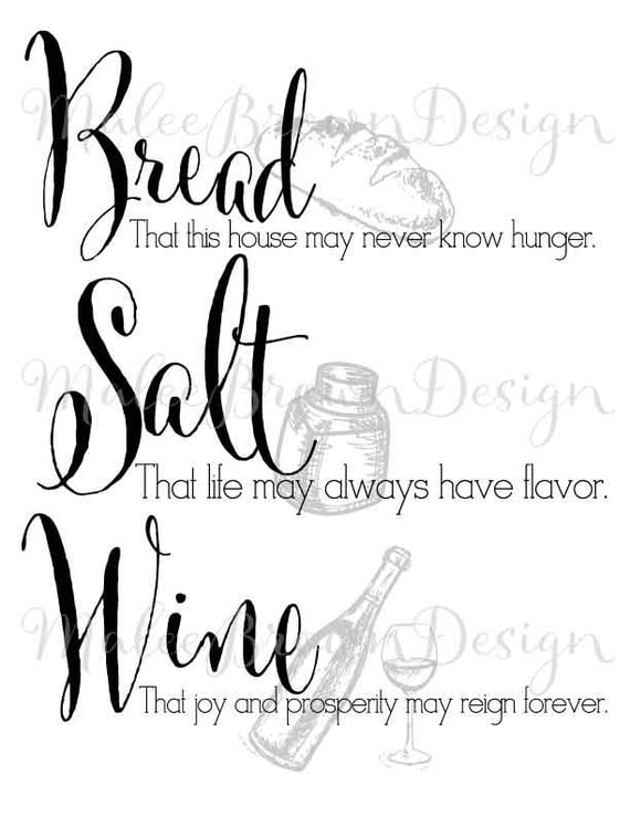 Bread Salt Wine thumbnail is watermarked by MaleeBrownDesign