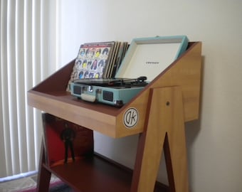 Record Player Stand and Vinyl Storage
