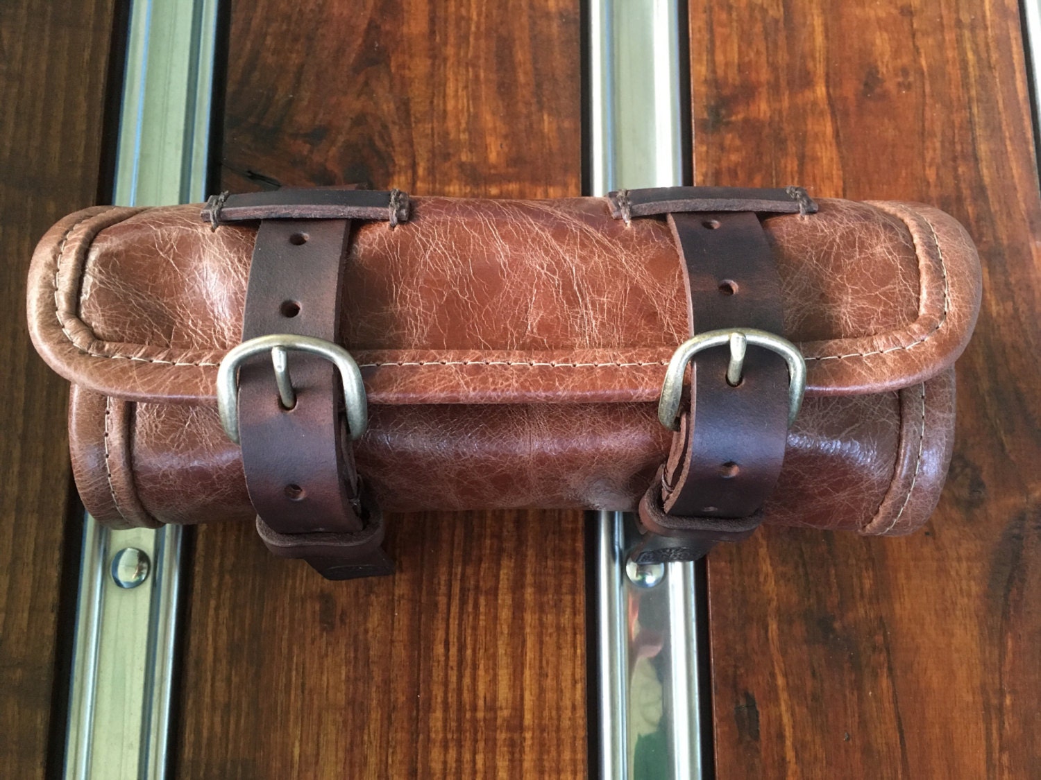 Leather Motorcycle Tool Roll 16-701