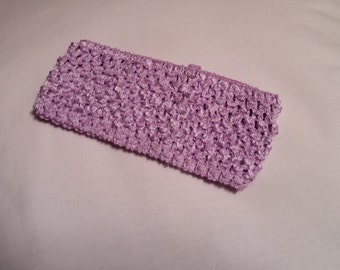 Lavender Crochet Headband, Lavender Headband, 2.75 Inch lavender crochet headband, lavender 2.75 inch headband, lavender headband