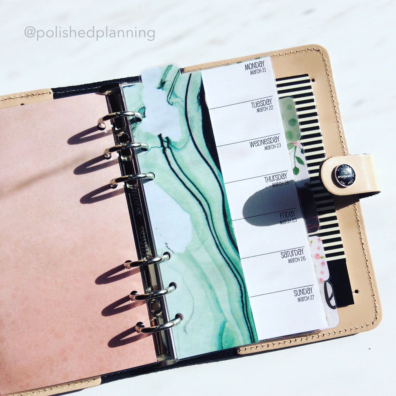 Personal Size Planner Page Marker