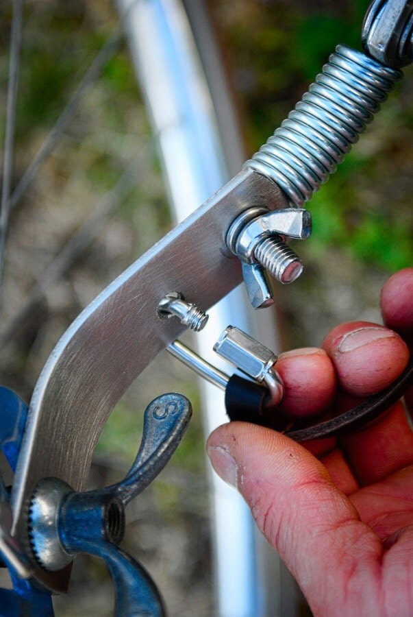 wooden bicycle trailer by CyclesTempete on Etsy