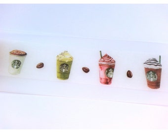 Starbucks Coffee Washi Tape Sample 24"