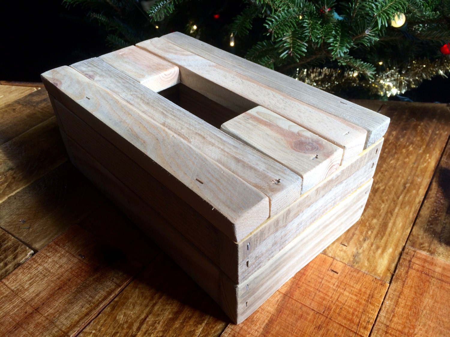 Unfinished Pallet Wood Tissue Box Cover Tissue Box Pallet