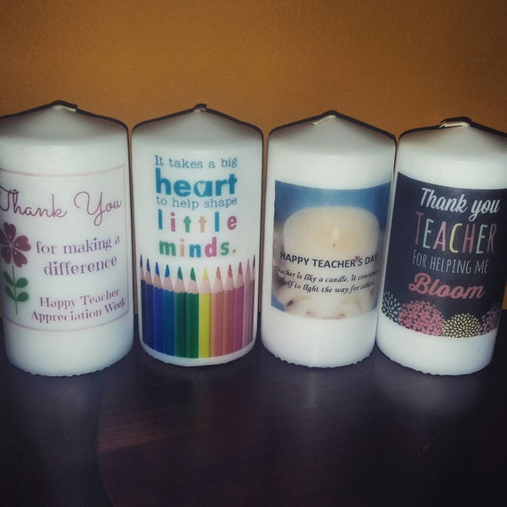 Teacher Appreciation Candles