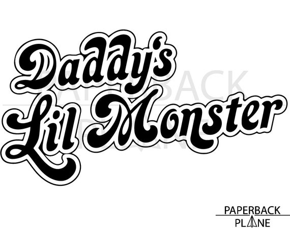 Download Daddy S Little Monster Svg Cut File Free Photos PSD Mockup Templates
