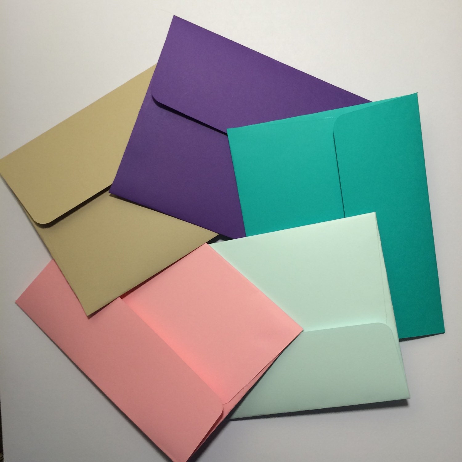 3.5x5 envelopes with cards any color 10